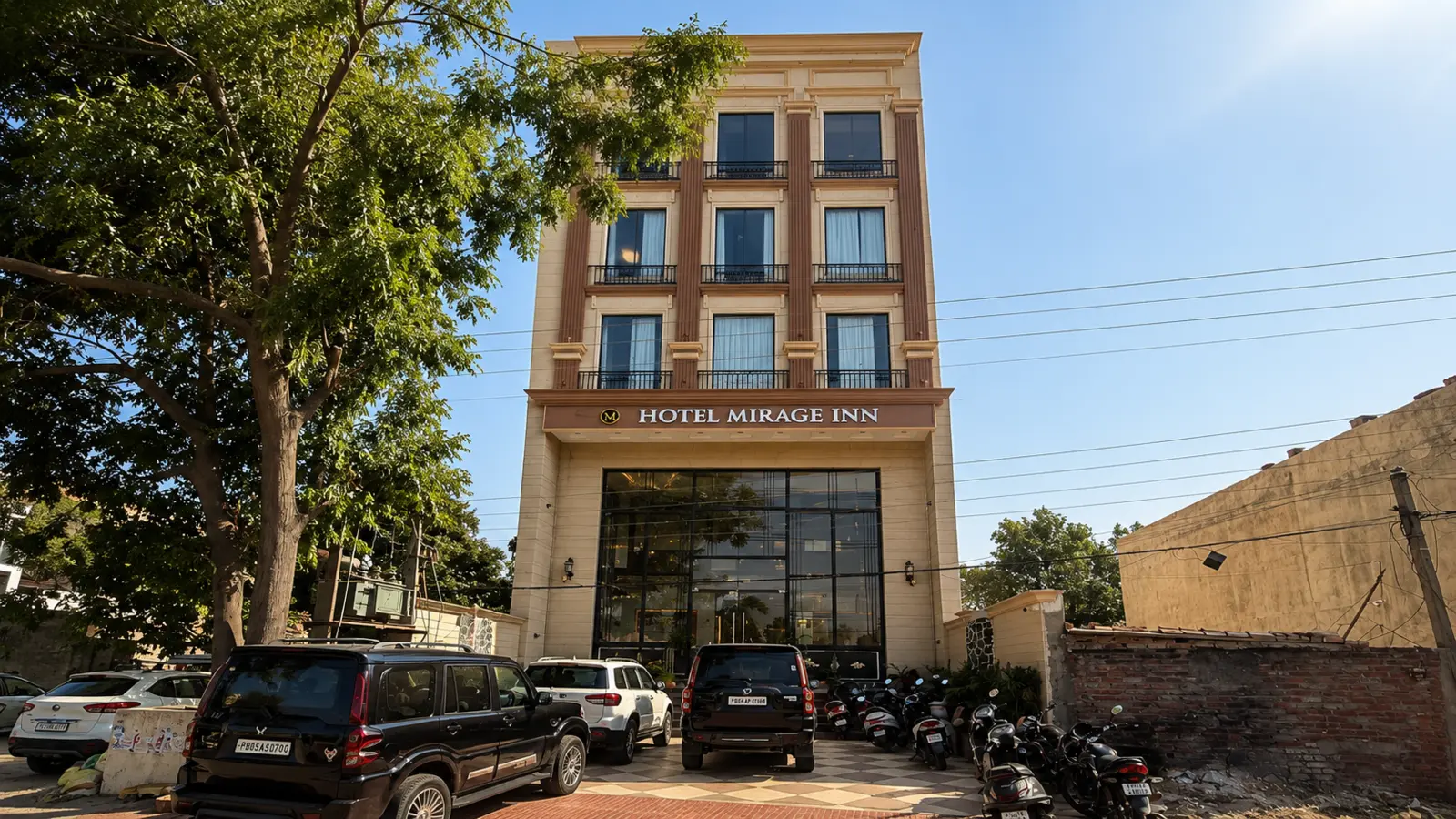 Hotel Mirage Inn exterior in Amritsar