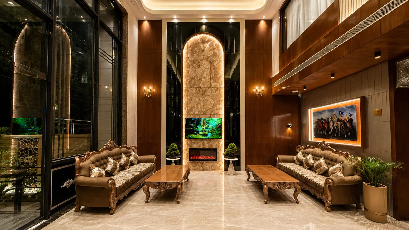 Hotel Mirage Inn lobby lounge